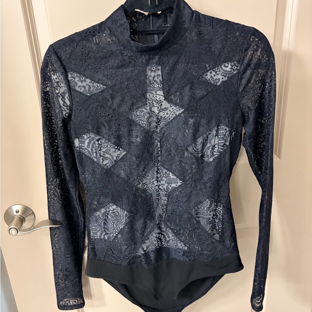 Free People Midnight Lace Bodysuit